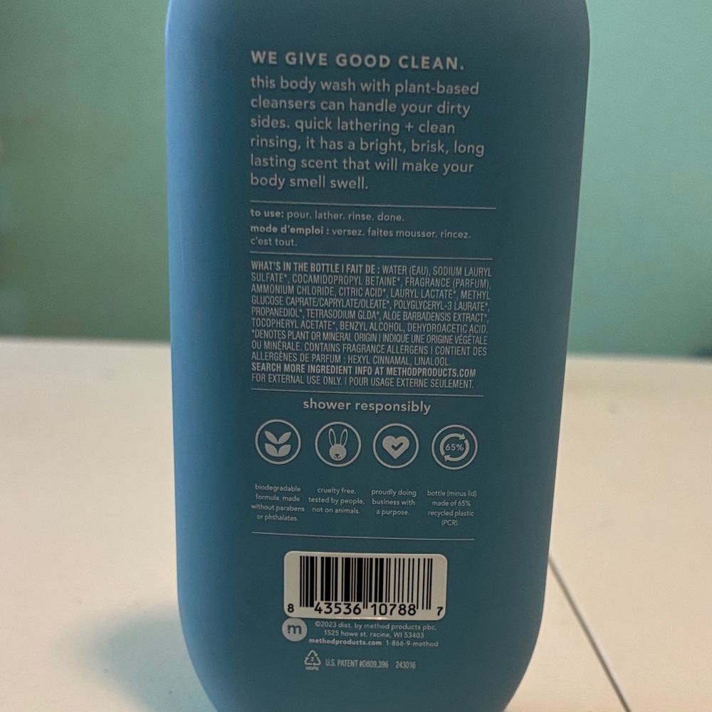 Method Men Body Wash Set of 3 bottles of 18oz each - Picture 3 of 5